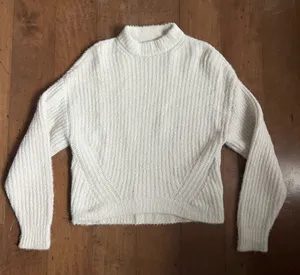 Abercrombie & Fitch Cream Turtleneck Sweater thumbnail 1