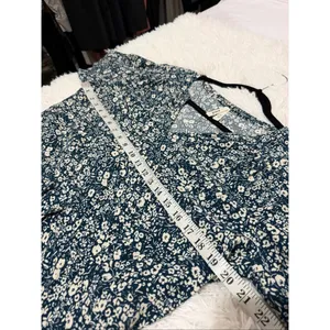 Pact Cafe Crepe Tiered Cotton Dress in Celestial Prairie Floral Medium thumbnail 4