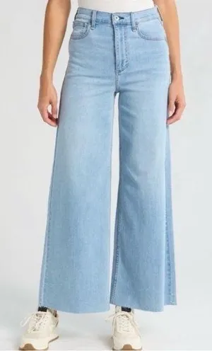 rag & bone Women's Serena High Rise Wide Leg Raw Hem Denim Jeans Size 34‎ thumbnail 1