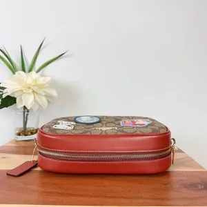 NWT Coach X Peanuts Jamie Camera Bag In Signature Canvas‎ With Patches thumbnail 6