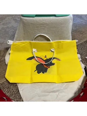 Dumbo Foldable Tote Bag Yellow thumbnail 2