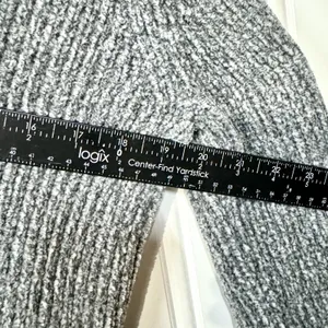 Orvis Sweater Chunky Knit Grey Long Sleeve‎ V Neck Pullover Size Small thumbnail 6