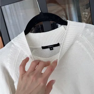 Quince 100% Organic Cotton Mock Neck Sweater crewneck ribbed top knit thumbnail 5
