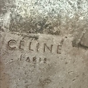 Celine Black and Tan Wedge Espadrille Sandals thumbnail 6