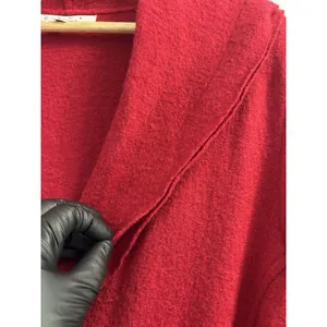 CAbi Red 100% Merino Wool Belted Wrap Cardigan Jacket Sweater Belt M Style 167 thumbnail 13