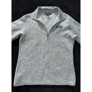 Patagonia Women's‎ Better Sweater Gray Heather 1/4 Zip Up Size Small thumbnail 2
