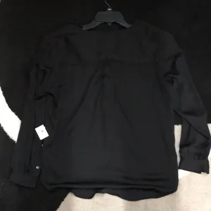 H & M Conscious Collection size 6 black shirt thumbnail 3