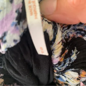 ☀️ Washed Ashore Black Mini Floral Dress thumbnail 9