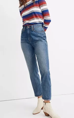 Madewell The Mom Jean Downey Wash Size 25 thumbnail 1