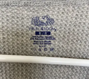 Fruit of the Loom Vintage Henley thumbnail 2