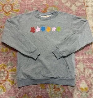 Lonely Ghost Floral Limited Edition Crewneck thumbnail 1