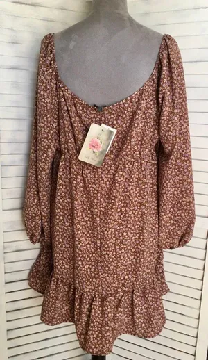 Floral Dress, XXL Multi thumbnail 3