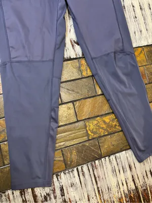 Columbia Women’s Leggings Pants Blue Gray Large Pockets Zip Gym Activewear Yoga thumbnail 5