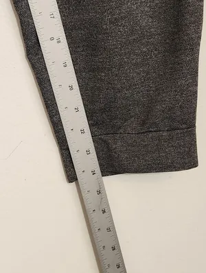 Nike Women's Gray Cropped Dri-Fit Jogger Pants Size XL thumbnail 7