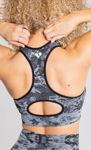 Women's Best Wear CAMO SEAMLESS SPORTS BRA thumbnail 5