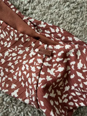 Roxy Rustic Brown Spotted Bikini Set thumbnail 4
