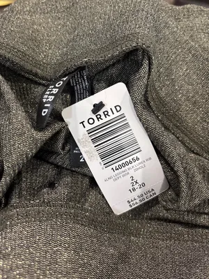 NWT Torrid Sleep Black Metallic Ribbed Long Sleeve Legging SET Size 2X thumbnail 7