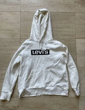 Levi's White Hoodie‎ size S thumbnail 1