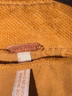 Free People Everlyn Jacket Corduroy Utility Jacket Small Camel thumbnail 9