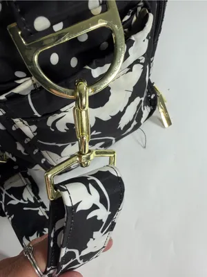 JuJuBe BFF Convertible Diaper Bag Backpack Black White Floral Polka Dot‎ Pad thumbnail 13