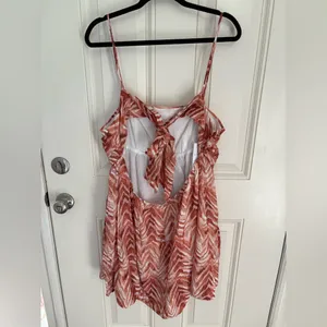Amalie the Label Lotte linen blend tie-back babydoll mini dress NWT Size 14 thumbnail 4
