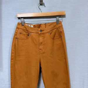 Free People We The Free Just Float On Flare Jeans Rust Orange Lace Up Back 27 thumbnail 5