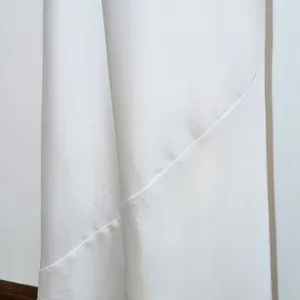 Lulus White Satin Draped Neck Sleeveless Dress Size Small NWT thumbnail 6