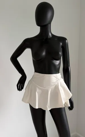 High Waist Shorts High Rise Skort Shorts Gym Pants Athletic Skirt Bottoms Sport thumbnail 1