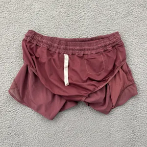 Lululemon Hotty Hot Shorts Low Rise 4" So Merlot Athletic Athleisure Women's 10 thumbnail 5