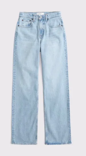 Abercrombie High-Rise 90s Relaxed Jeans thumbnail 1