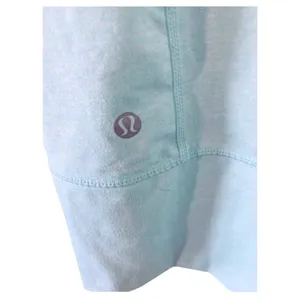 Lululemon Athletica Define Jacket | Size 8 | Mint Blue | Oversized Logo thumbnail 8
