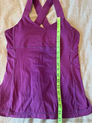 Lululemon Purple Workout Tank Top thumbnail 8
