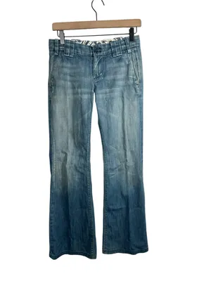 7 For‎ All Mankind Vintage Y2K Flare Jeans Women’s Size 26 thumbnail 2