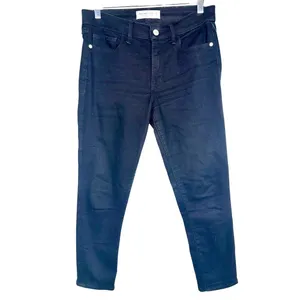 Abercrombie & Fitch The Super Skinny Ankle Mid Rise Black Jeans Size 27 4 Short thumbnail 2