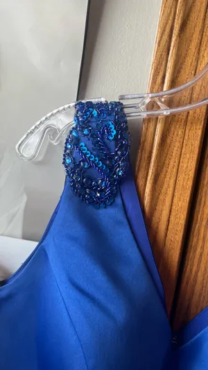 Rachel Allen Homecoming Dress Blue thumbnail 3