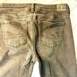 American Eagle Jeans Size 10 Regular Inseam 30 inches Black Boot cut thumbnail 3
