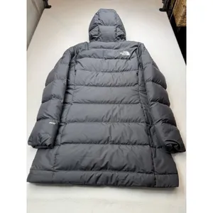 The North Face Womens Gotham Parka 600 Down Hooded Grey NWT Size XS $270 MSRP thumbnail 8