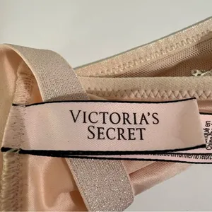 Victoria's Secret Pink Sequin Star Mesh Triangle Bralette Size S thumbnail 5