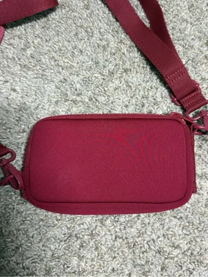 Sephora x Dagne Dover Mara Phone Sling Burgundy Neoprene Crossbody Bag LE thumbnail 3