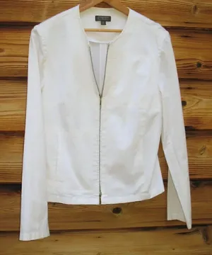 White Stretch Jacket  thumbnail 1