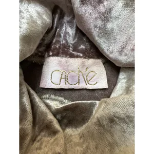 Cache Velvet Fitted Turtleneck Vintage 90s Y2K Size Small‎ Whimsy goth Fairy thumbnail 5