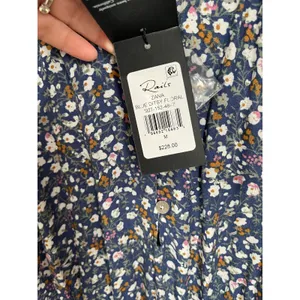 Rails‎ Zana Blue Ditsy Floral Long Sleeve Mini Dress Size M NWT Boho thumbnail 12