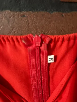 Amazon Wrap Dress Red thumbnail 3
