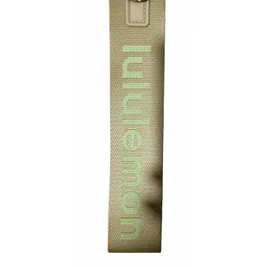 Lululemon Never Lost Keychain Trench/Pistachio Logo Wristlet Strap thumbnail 3