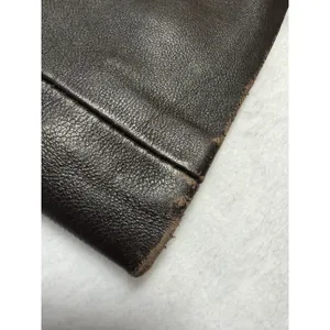 Via Spiga Leather Jacket Women Small Brown Belted Grommet Trench Coat thumbnail 7
