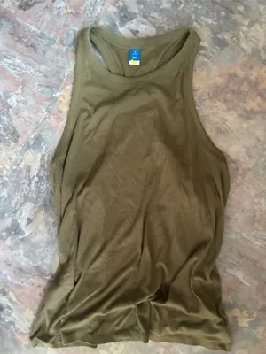Old Navy Olive Green Ribbed Tank Top thumbnail 1
