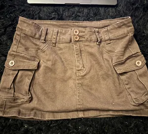 Cargo Skirt Shein Brown Mini thumbnail 1