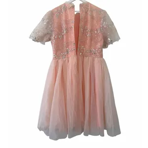 JessaKae Pink Sequin Tulle Dress Women’s 1X Midi Party Formal thumbnail 11