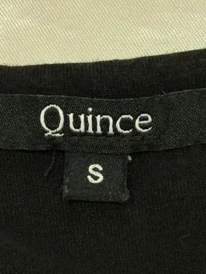 Quince Tencel Tank Maxi Dress Small Black Slit Minimal Vacation Classic Chic thumbnail 8
