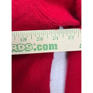 Vintage B Moss Stanley Blacker Angora Sweater Red Turtleneck Japan Womens L Cozy thumbnail 4